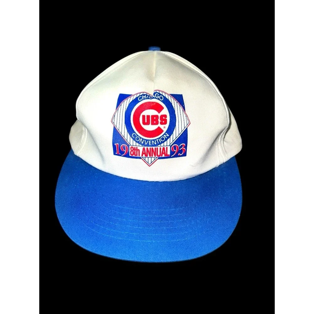 Vintage MLB 1993 8th Annual Chicago Cubs Convention Pepsi‎ Promo Snapback Hat